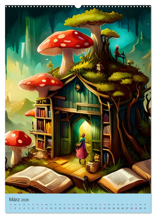 Wo die Feen wohnen (CALVENDO Premium Wandkalender 2026)