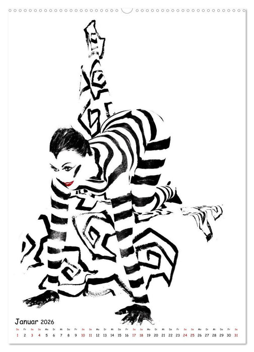 MEL Bodypainting von fru.ch (CALVENDO Wandkalender 2026)