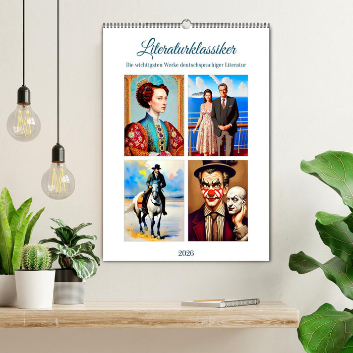 Literaturklassiker (CALVENDO Wandkalender 2026)