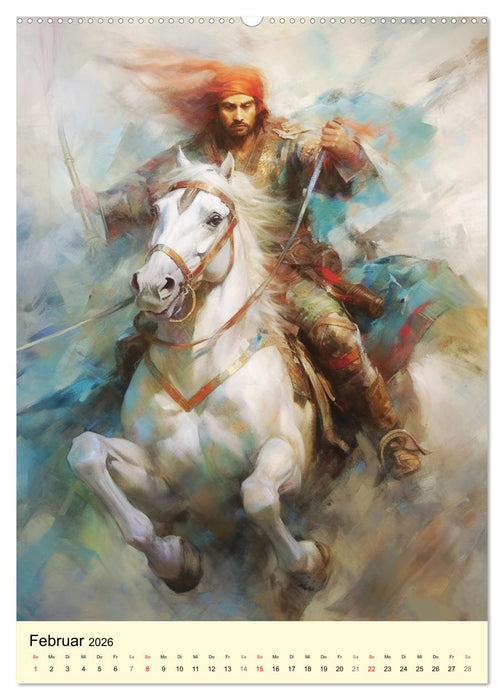 Osmanen-Fantasy. Figuren eines Weltreichs im Mittelalter (CALVENDO Premium Wandkalender 2026)