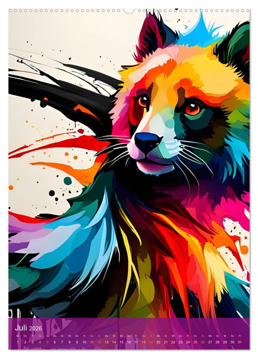 Alle Farben des Regenbogens (CALVENDO Premium Wandkalender 2026)