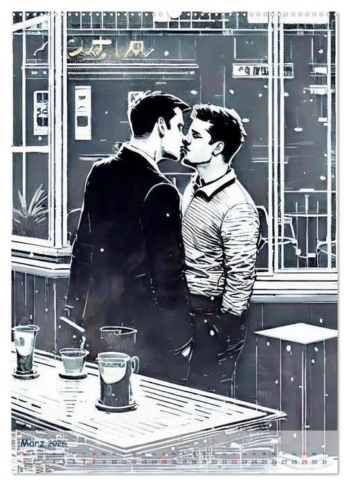 Schwule Liebe (CALVENDO Premium Wandkalender 2026)