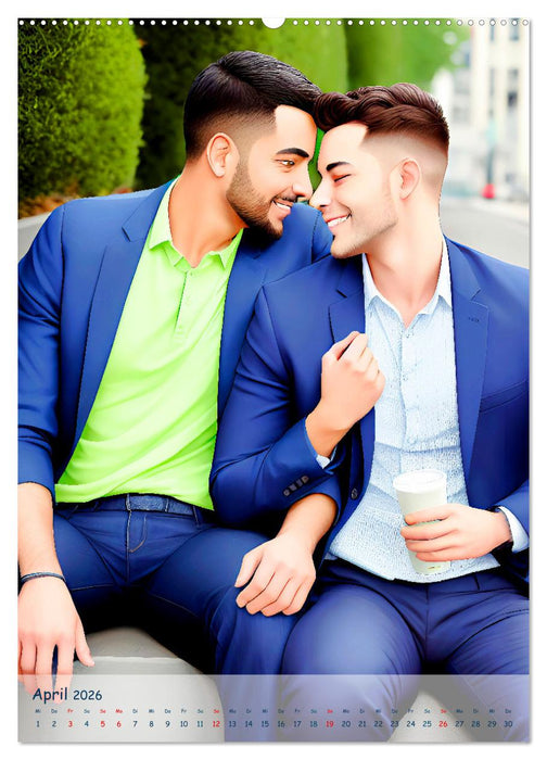 Schwule Liebe (CALVENDO Premium Wandkalender 2026)