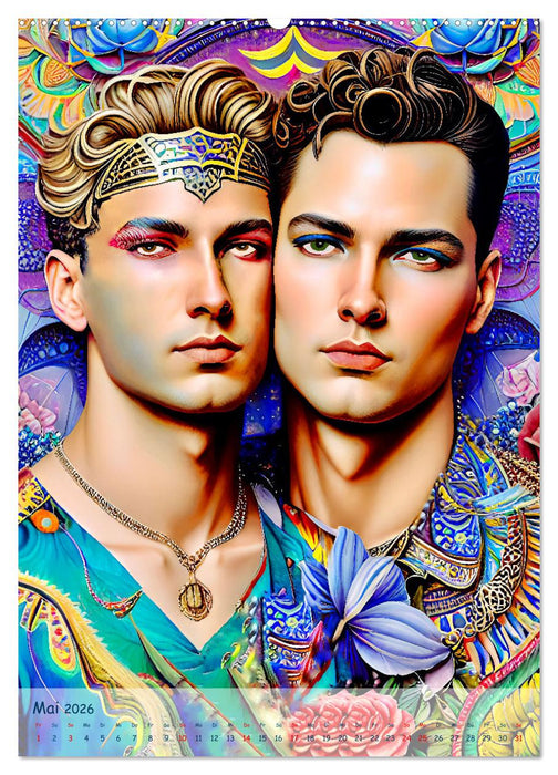 Schwule Liebe (CALVENDO Premium Wandkalender 2026)
