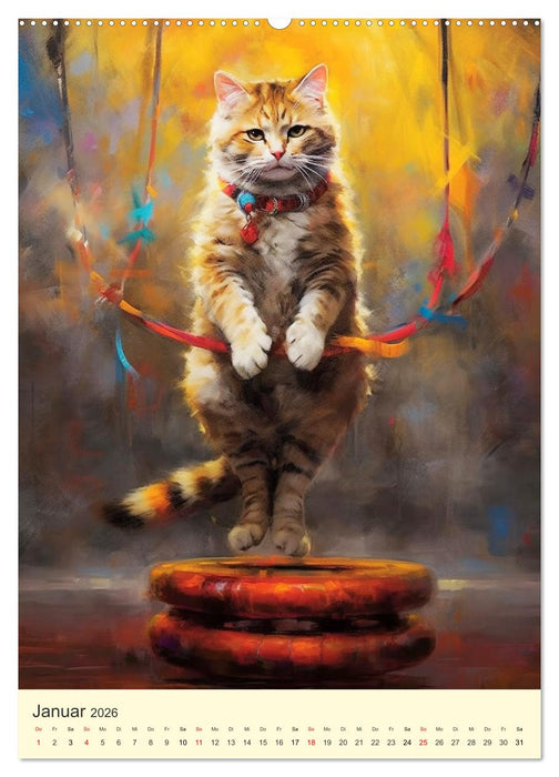 Zirkus. Manege frei! Willkommen im nostalgischen Wunderland (CALVENDO Wandkalender 2026)