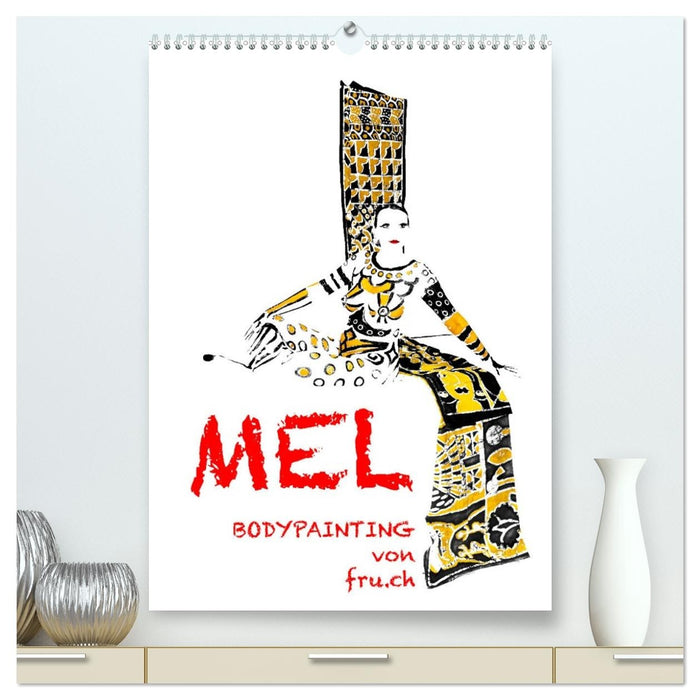 MEL Bodypainting von fru.ch (CALVENDO Premium Wandkalender 2026)