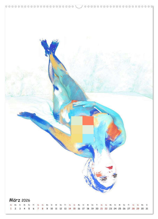 MEL Bodypainting von fru.ch (CALVENDO Premium Wandkalender 2026)