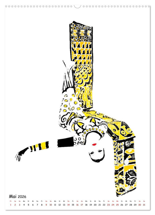 MEL Bodypainting von fru.ch (CALVENDO Premium Wandkalender 2026)