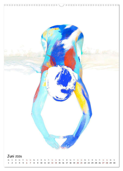 MEL Bodypainting von fru.ch (CALVENDO Premium Wandkalender 2026)