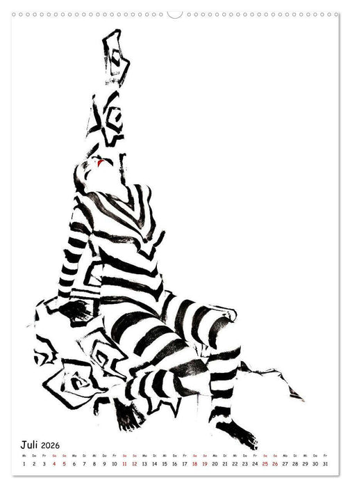 MEL Bodypainting von fru.ch (CALVENDO Premium Wandkalender 2026)