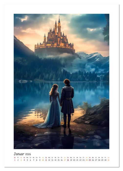 Die Drachenschlacht (CALVENDO Wandkalender 2026)