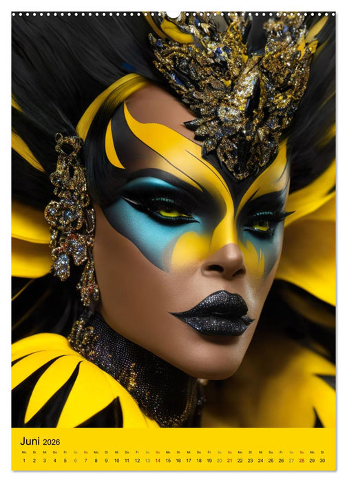 Drag Queens im Rampenlicht (CALVENDO Premium Wandkalender 2026)