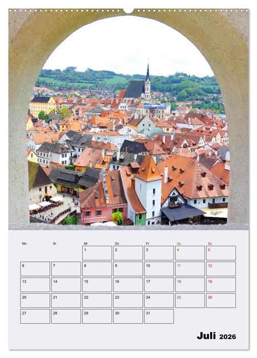 Tschechiens Highlights (CALVENDO Premium Wandkalender 2026)