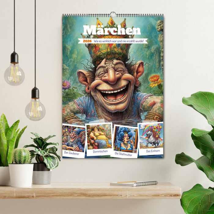 Märchen. Wie es wirklich war und nie erzählt wurde! (CALVENDO Wandkalender 2026)