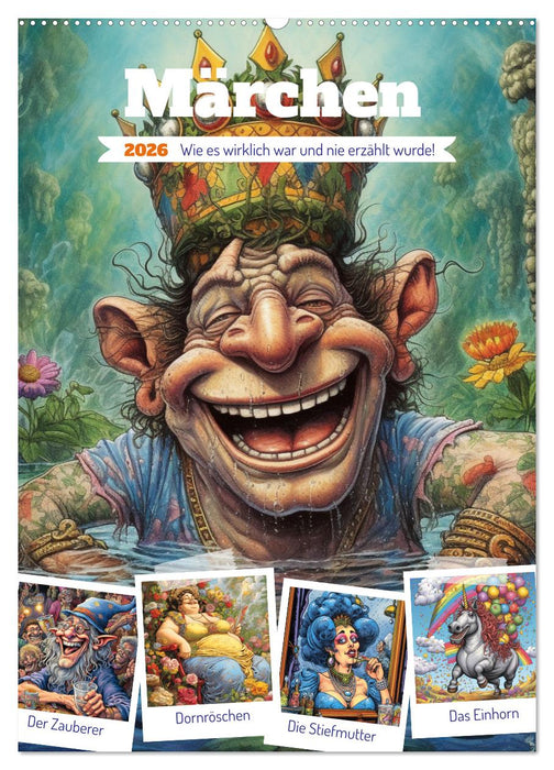 Märchen. Wie es wirklich war und nie erzählt wurde! (CALVENDO Wandkalender 2026)