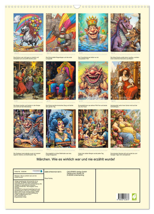 Märchen. Wie es wirklich war und nie erzählt wurde! (CALVENDO Wandkalender 2026)