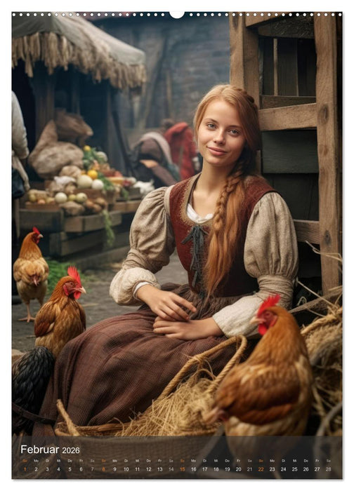 Fesche Marktfrauen (CALVENDO Wandkalender 2026)