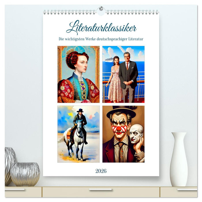 Literaturklassiker (CALVENDO Premium Wandkalender 2026)