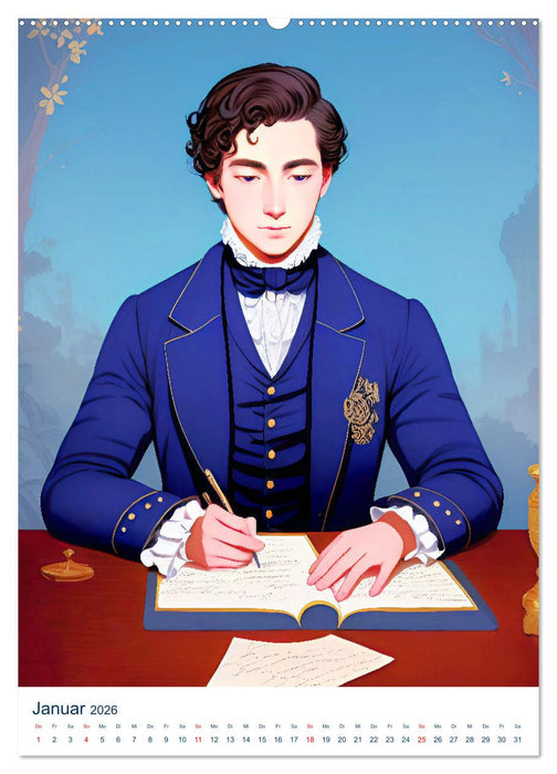 Literaturklassiker (CALVENDO Premium Wandkalender 2026)