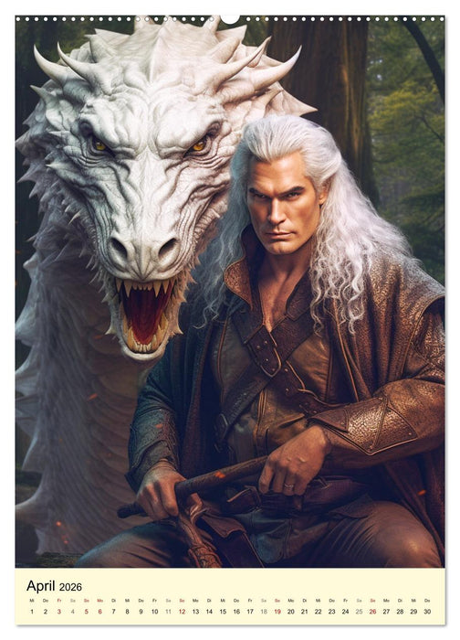 Die Anderwelt. Mystische Sagengestalten der Kelten (CALVENDO Wandkalender 2026)