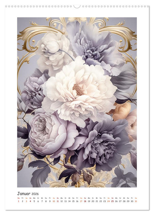 Blumen-Sinfonie (CALVENDO Wandkalender 2026)