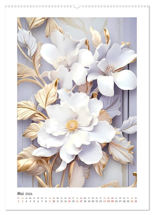 Blumen-Sinfonie (CALVENDO Wandkalender 2026)