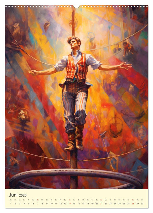 Zirkus. Manege frei! Willkommen im nostalgischen Wunderland (CALVENDO Premium Wandkalender 2026)