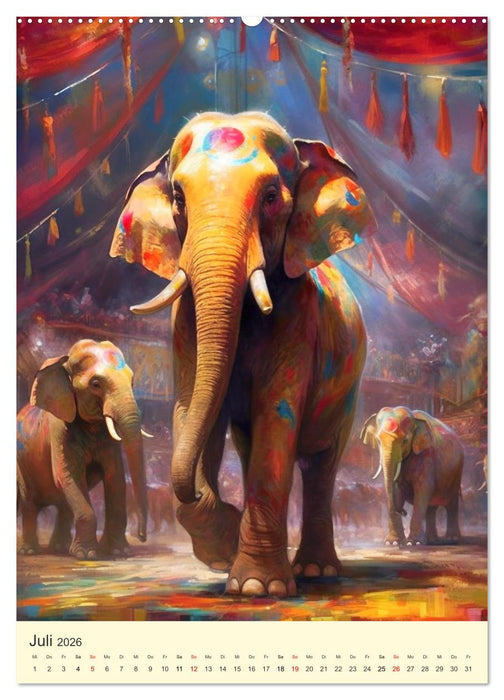 Zirkus. Manege frei! Willkommen im nostalgischen Wunderland (CALVENDO Premium Wandkalender 2026)