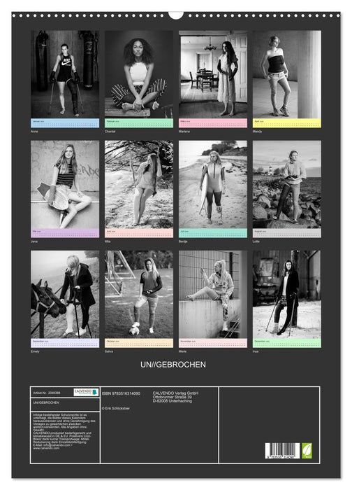 UN//GEBROCHEN (CALVENDO Wandkalender 2026)