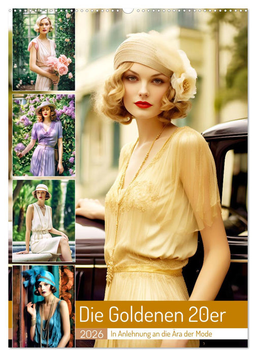 Die Goldenen 20er - In Anlehnung an die Ära der Mode (CALVENDO Wandkalender 2026)