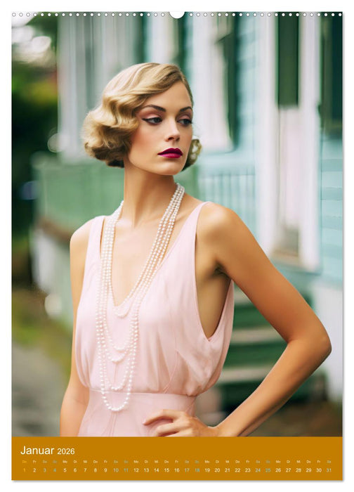 Die Goldenen 20er - In Anlehnung an die Ära der Mode (CALVENDO Wandkalender 2026)