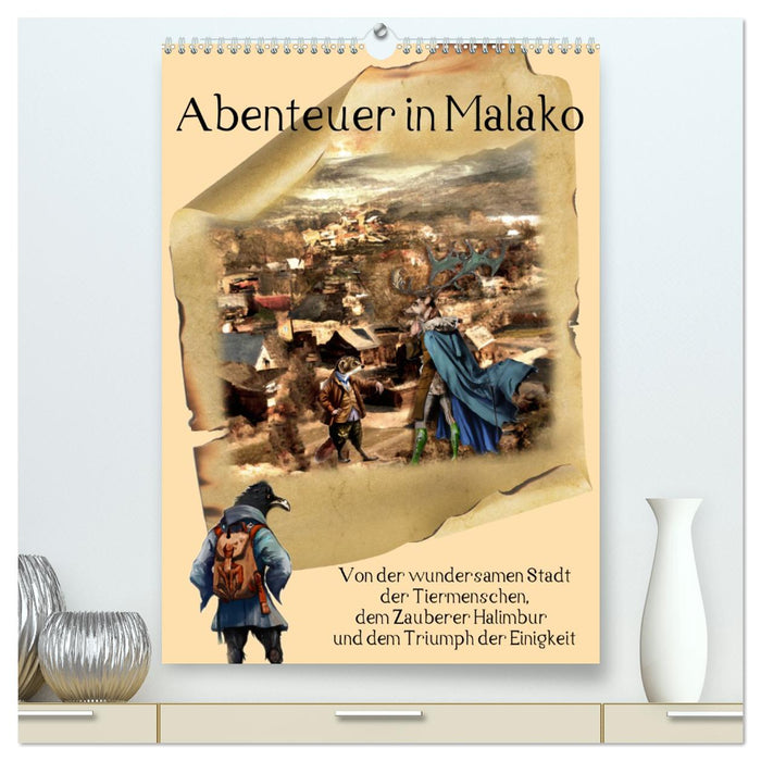 Abenteuer in Malako (CALVENDO Premium Wandkalender 2026)