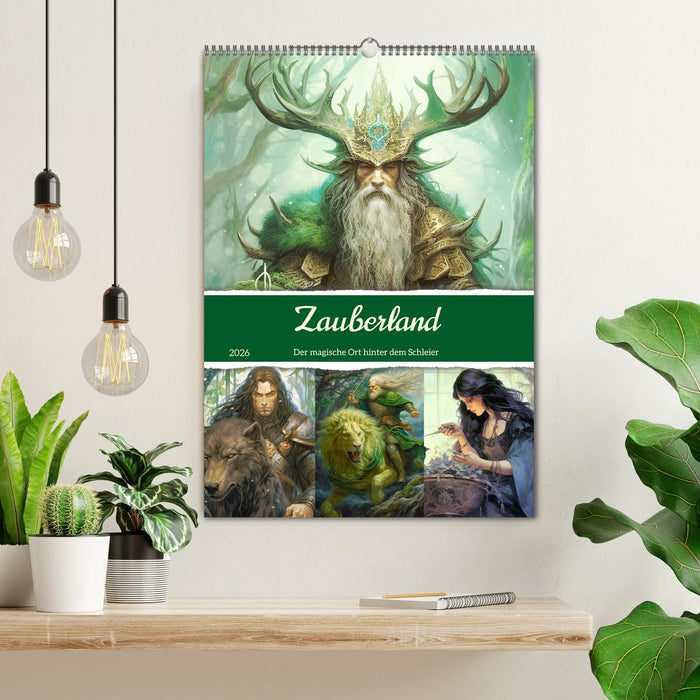 Zauberland. Der magische Ort hinter dem Schleier (CALVENDO Wandkalender 2026)
