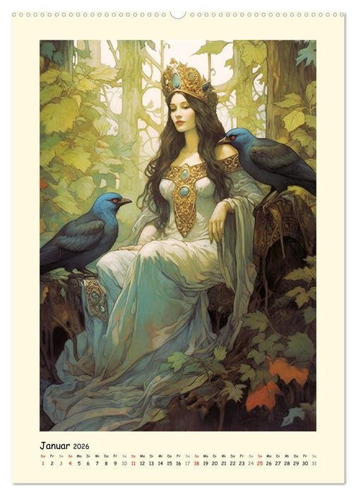 Zauberland. Der magische Ort hinter dem Schleier (CALVENDO Wandkalender 2026)