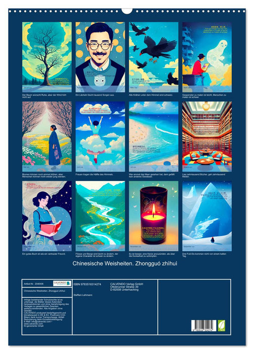 Chinesische Weisheiten. Zhongguó zhìhuì (CALVENDO Wandkalender 2026)