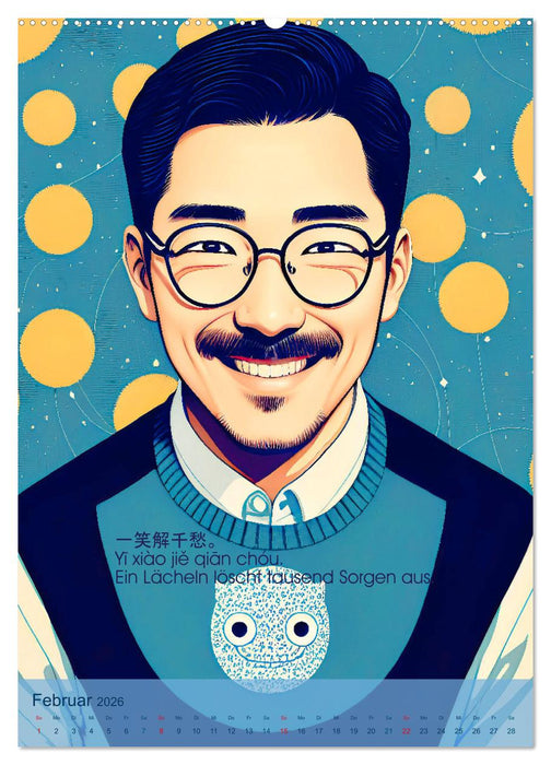 Chinesische Weisheiten. Zhongguó zhìhuì (CALVENDO Wandkalender 2026)