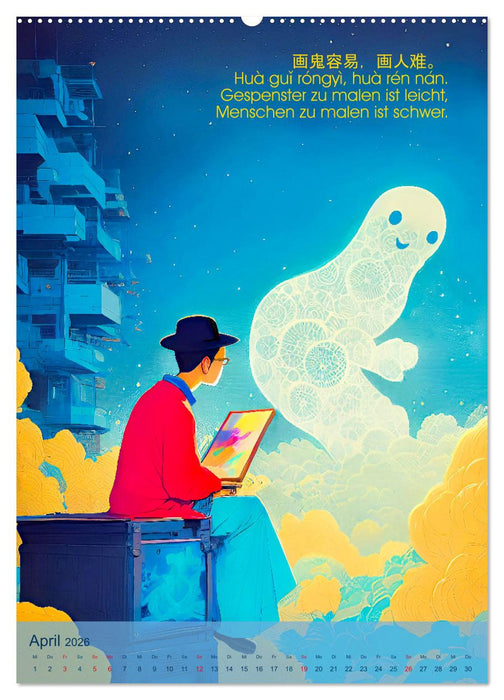 Chinesische Weisheiten. Zhongguó zhìhuì (CALVENDO Wandkalender 2026)