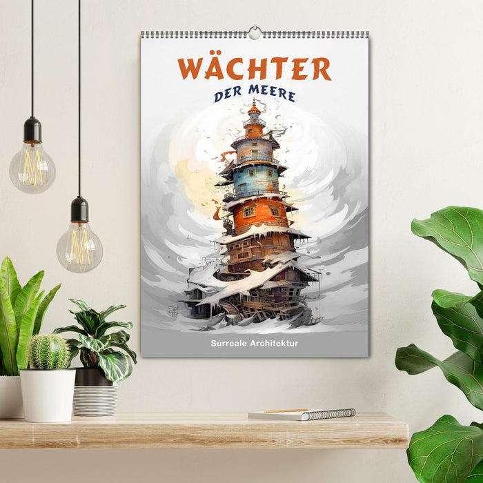 Wächter der Meere - Surreale Architektur (CALVENDO Wandkalender 2026)