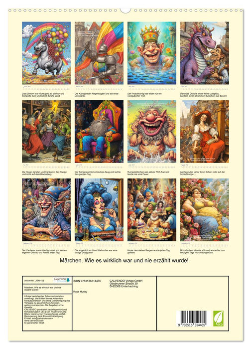Märchen. Wie es wirklich war und nie erzählt wurde! (CALVENDO Premium Wandkalender 2026)