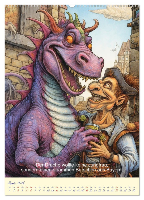 Märchen. Wie es wirklich war und nie erzählt wurde! (CALVENDO Premium Wandkalender 2026)