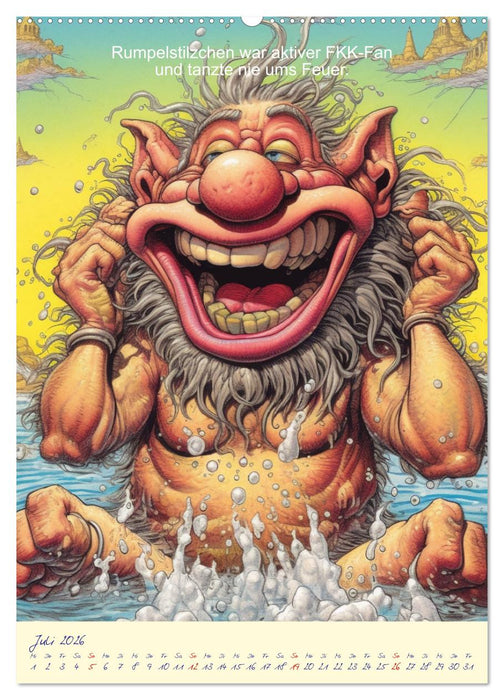 Märchen. Wie es wirklich war und nie erzählt wurde! (CALVENDO Premium Wandkalender 2026)