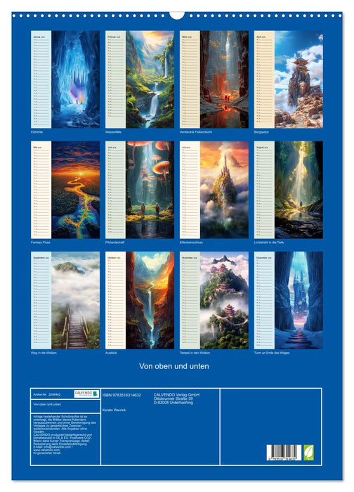 Von oben und unten (CALVENDO Wandkalender 2026)