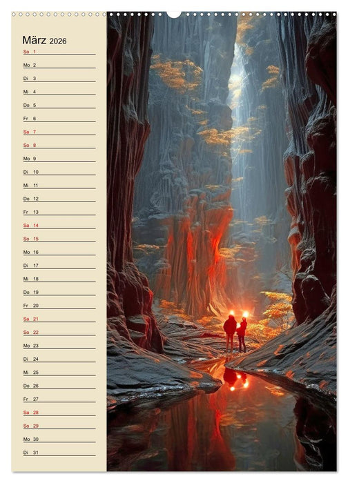 Von oben und unten (CALVENDO Wandkalender 2026)