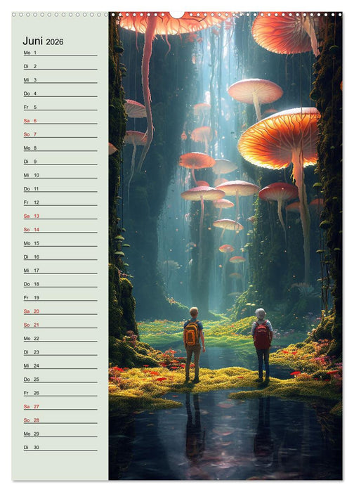 Von oben und unten (CALVENDO Wandkalender 2026)