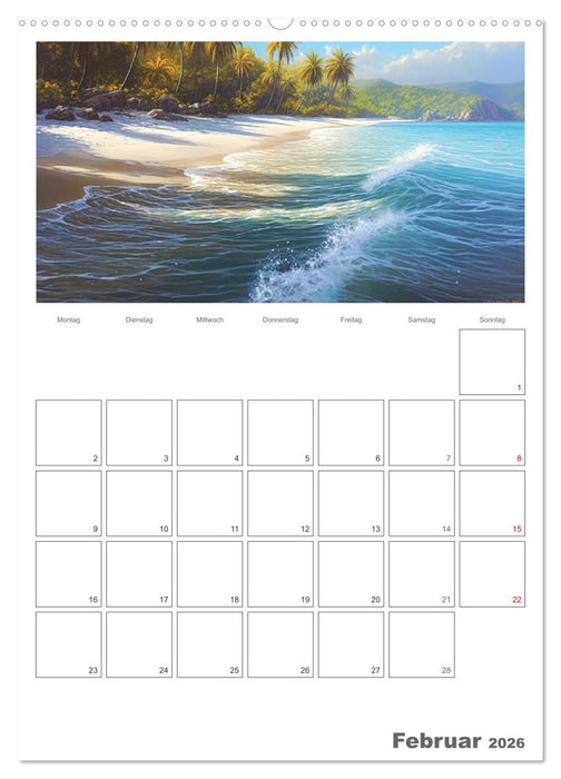 Die Karibik. Der Zauber tropischer Juwele (CALVENDO Wandkalender 2026)