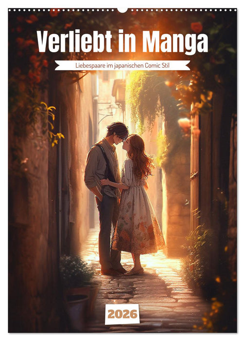 Verliebt in Manga (CALVENDO Wandkalender 2026)
