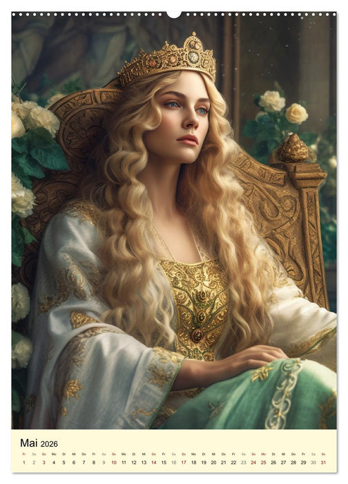 Die Anderwelt. Mystische Sagengestalten der Kelten (CALVENDO Premium Wandkalender 2026)