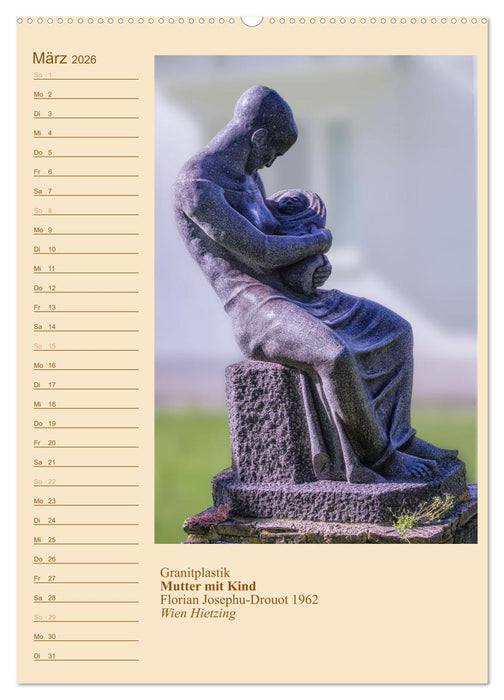 Mütter mit Kindern in der Kunst (CALVENDO Wandkalender 2026)