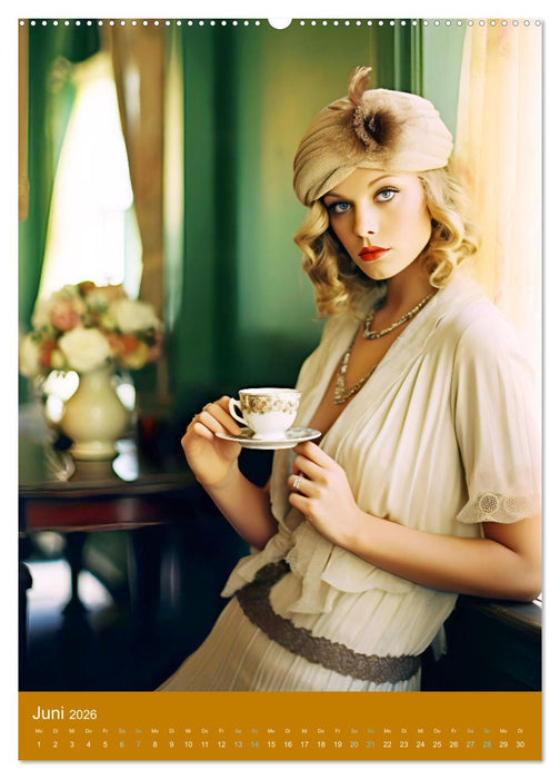 Die Goldenen 20er - In Anlehnung an die Ära der Mode (CALVENDO Premium Wandkalender 2026)