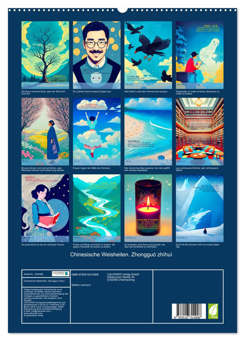 Chinesische Weisheiten. Zhongguó zhìhuì (CALVENDO Premium Wandkalender 2026)